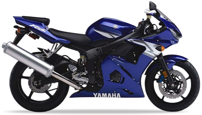 Yamaha Yzf R6 2004 Niebieski Rj05 replica decals autocollants bodywork juula motocolors