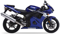 Yamaha Yzf R6 2004 Niebieski Rj05 replica decals autocollants bodywork juula motocolors