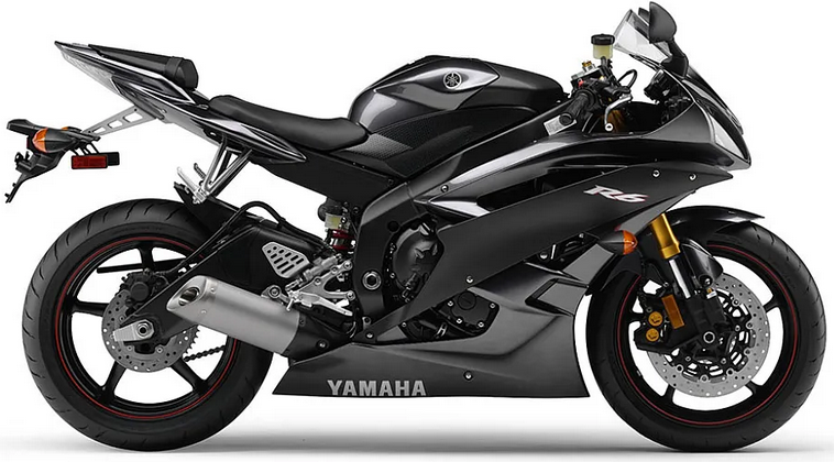 Yamaha Yzf R6 2007 Czarny Rj11 stickers decals aufkleber oem replica juula motocolors