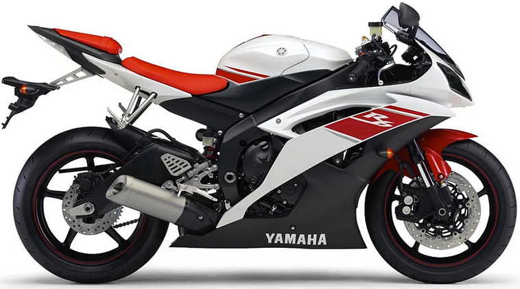 Yamaha Yzf R6 2008 Biały Czerwony Rj15 graphics kit stickers autocollants replika juula motocolors