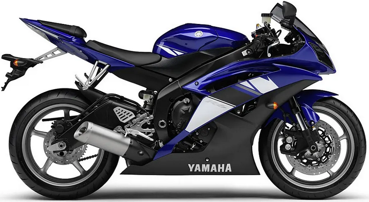 Yamaha Yzf R6 2009 Niebieski Rj15 vinyl kit decals pegatinas restoration juula motocolors