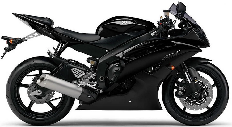Yamaha Yzf R6 2011 Czarny X Smx Rj15 vinyl decals adesivi racebike juula motocolors