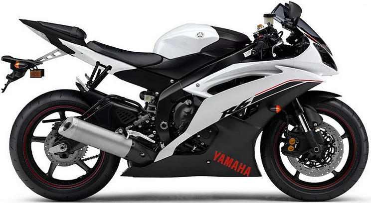 Yamaha Yzf R6 2014 Biały 1 Bwc1 Rj15 motorcycle stickers pegatinas oem replica juula motocolors