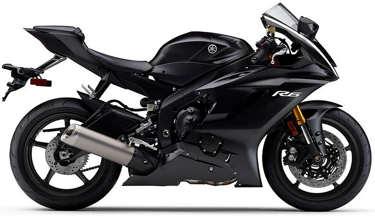 Yamaha Yzf R6 2017 2019 Szary Ciemny Mat 6 Mdnm6 Rj27 motorbike stickers autocollants custom kit juula motocolors
