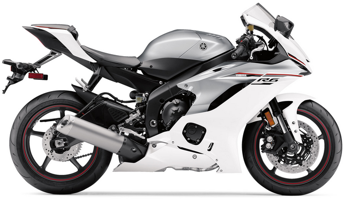 Yamaha Yzf R6 2018 Biały 2 Rj27 stickers decals aufkleber oem replica juula motocolors