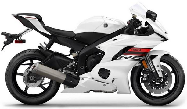Yamaha Yzf R6 2019 Biały 2 Rj27 motorcycle decals vinyl kit aftermarket juula motocolors