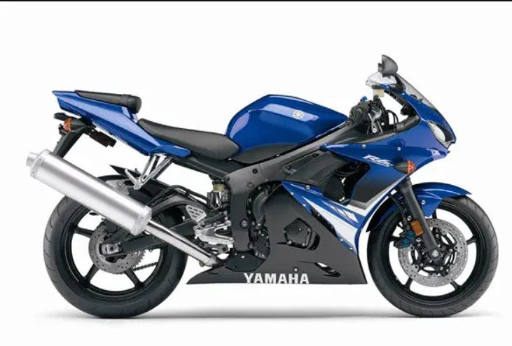 Yamaha Yzf R6 S 2008 Niebieski Usa stickers decals adesivi aftermarket replicas juula motocolors