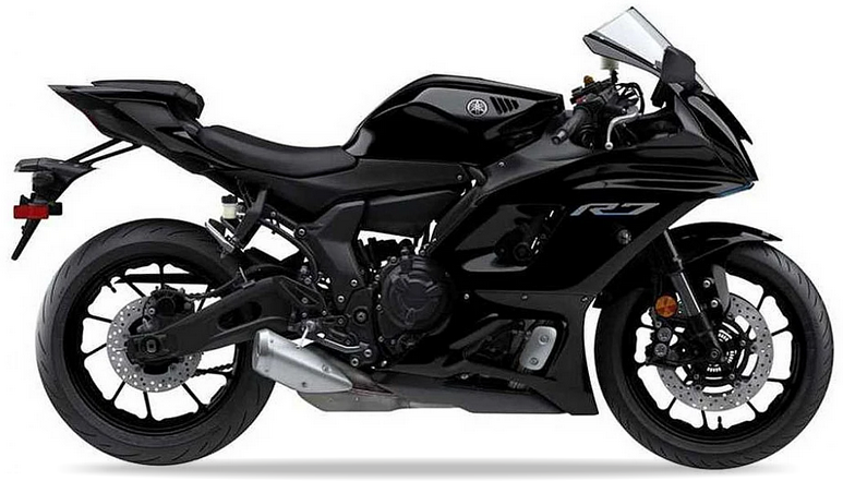 Yamaha Yzf R7 2022 Czarny YB naklejki vinyl race decals juula motocolors