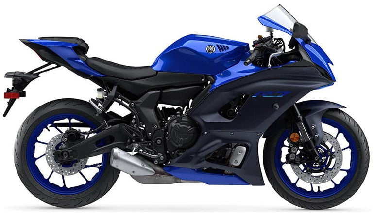 Yamaha Yzf R7 2022 Niebieski motorbike autocollants custom kit juula motocolors