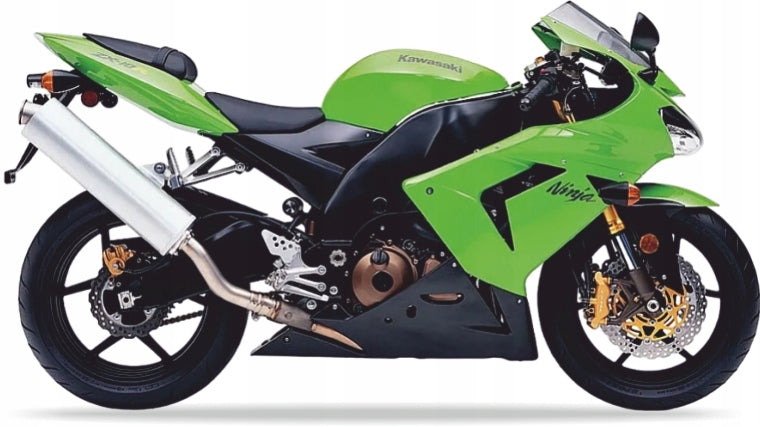 NAKLEJKI JUULA NA MOTOCYKL DO KAWASAKI ZX 10R 2004 ZIELONY 7F