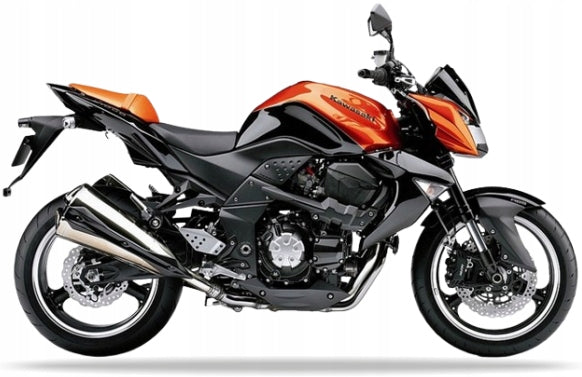NAKLEJKI NA MOTOCYKL JUULA DO KAWASAKI Z 1000 2009 POMARAŃCZOWY 17L