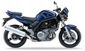 NAKLEJKI NA MOTOCYKL JUULA DO SUZUKI SV 1000 2004-2007 CIEMNY NIEBIESKI 2 YBA