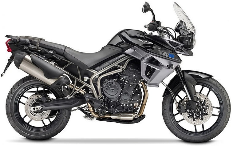 NAKLEJKI NA MOTOCYKL JUULA DO TRIUMPH TIGER 800 XR 2015-2016 CZARNY