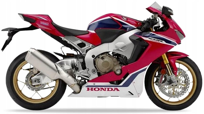 Naklejki na motocykl Honda Cbr 1000 Rr Fireblade Sp 2019 Czerwony R380X - Juula