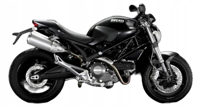 NAKLEJKI DUCATI MONSTER 696 2008-2010