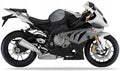 NAKLEJKI NA MOTOCYKL JUULA DO BMW S 1000 RR 2014 GRANIT GREY METALLIC MATT ALPIN WHITE