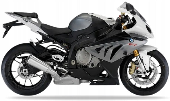 NAKLEJKI NA MOTOCYKL JUULA DO BMW S 1000 RR 2014 GRANIT GREY METALLIC MATT ALPIN WHITE