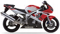 NAKLEJKI NA MOTOCYKL JUULA DO YAMAHA YZF R6 2000 BIAŁY CZERWONY RJ03