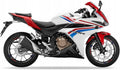 Naklejki na motocykl Honda Cbr 500 R 2016-2017 Biały Czerwony Nh196 - Juula