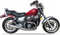 Naklejki na motocykl Honda Shadow Vt 500 1983-1984 Czerwony R107 - Juula