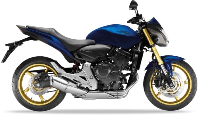 Naklejki na motocykl Honda Cb 600 F Hornet 2011-2013 Niebieski Pb386 - Juula