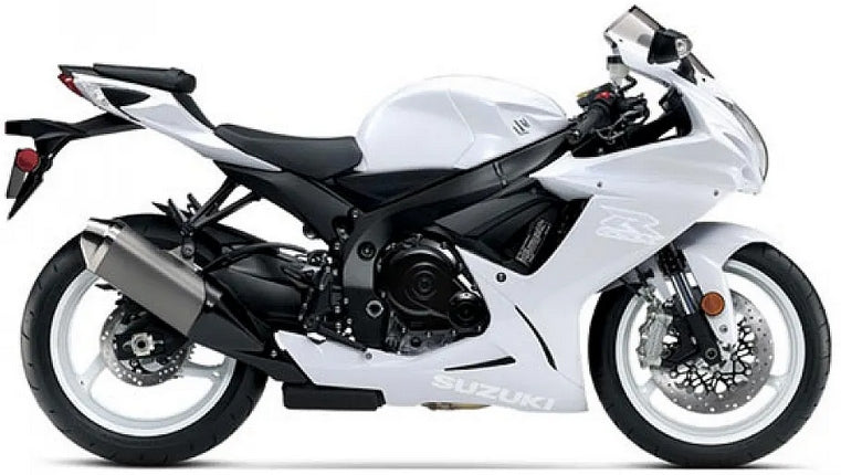 NAKLEJKI NA MOTOCYKL JUULA DO SUZUKI GSXR 600 2019 BIAŁY YWW
