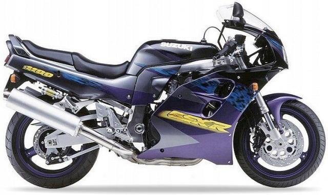 NAKLEJKI NA MOTOCYKL JUULA DO SUZUKI GSX-R 1100 1996 PURPUROWY C3B