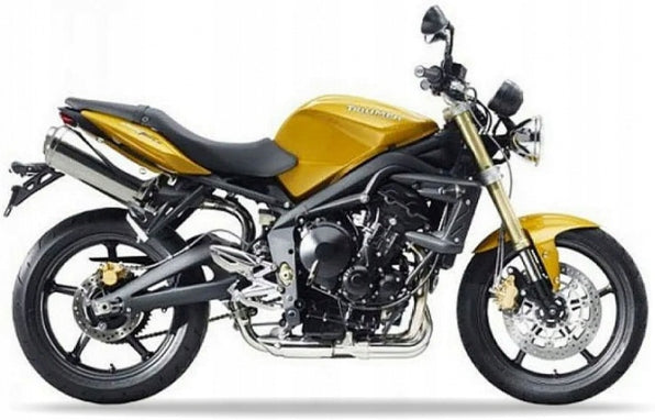 NAKLEJKI NA MOTOCYKL JUULA DO TRIUMPH STREET TRIPLE 675 2011 PRZYPALONY ŻÓŁTY