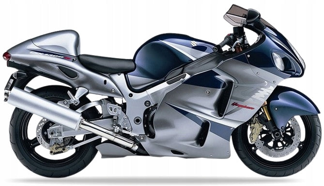 NAKLEJKI NA MOTOCYKL JUULA DO SUZUKI GSX 1300 R HAYABUSA 2006 CZV NIEBIESKI YKZ SZARY