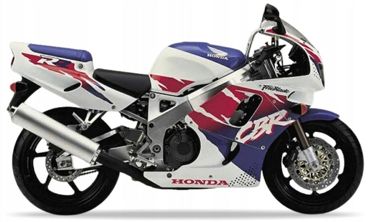 Naklejki na motocykl Honda Cbr 900 Rr 1994 Biało-Czerwono-Niebieski Nh196H - Juula