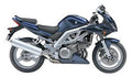 NAKLEJKI JUULA SUZUKI SV 1000 S 2004-2007 CIEMNY NIEBIESKI Y7H