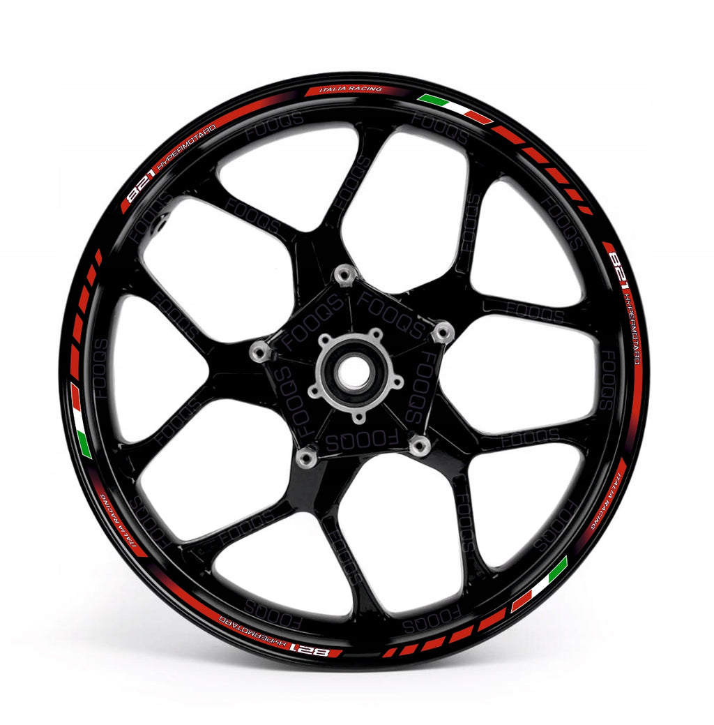 NAKLEJKI NA FELGI JUULA DO DUCATI HYPERMOTARD -821