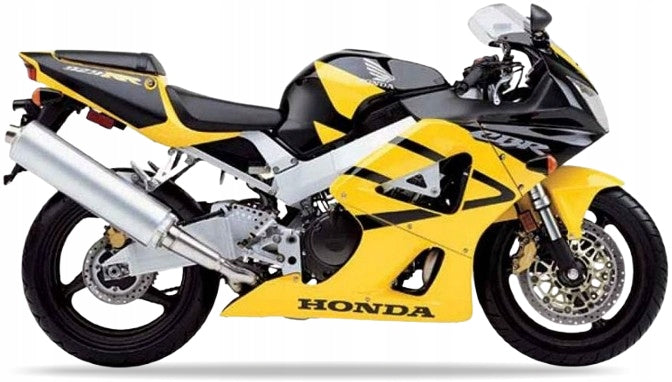 Naklejki na motocykl Honda Cbr 929 Rr 2001 Żółty Y124 Usa - Juula