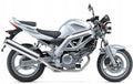 NAKLEJKI NA MOTOCYKL JUULA DO SUZUKI SV 1000 2003 SREBRNY