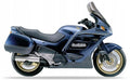 Naklejki na motocykl Honda St 1100 Pan European 1996-1999 Niebieski Pb162 - Juula