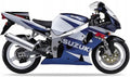 NAKLEJKI NA MOTOCYKL JUULA DO SUZUKI GSXR 750 2001 NIEBIESKI 1LF BIAŁY OJW