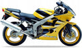 NAKLEJKI NA MOTOCYKL JUULA DO KAWASAKI ZX 6R 2001 ŻÓŁTY 1B