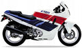 NAKLEJKI JUULA NA MOTOCYKL DO HONDA CBR 600 F 1989-1990 BIAŁY NH193K