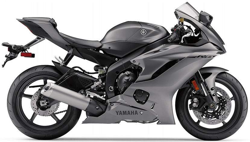 NAKLEJKI NA MOTOCYKL JUULA DO YAMAHA YZF R6 2019 MAT SZARY 3 MNM3 RJ27