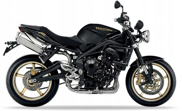 NAKLEJKI NA MOTOCYKL JUULA DO TRIUMPH STREET TRIPLE 675 R 2010-2011 PHANTOM CZARNY