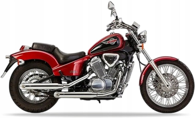 Naklejki na motocykl Honda Shadow Vt 600 Custom 1993-1995 Czerwony R101B - Juula