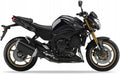 NAKLEJKI NA MOTOCYKL JUULA DO YAMAHA FZ8 N 2012-2013 CZARNY METALIK X SMX