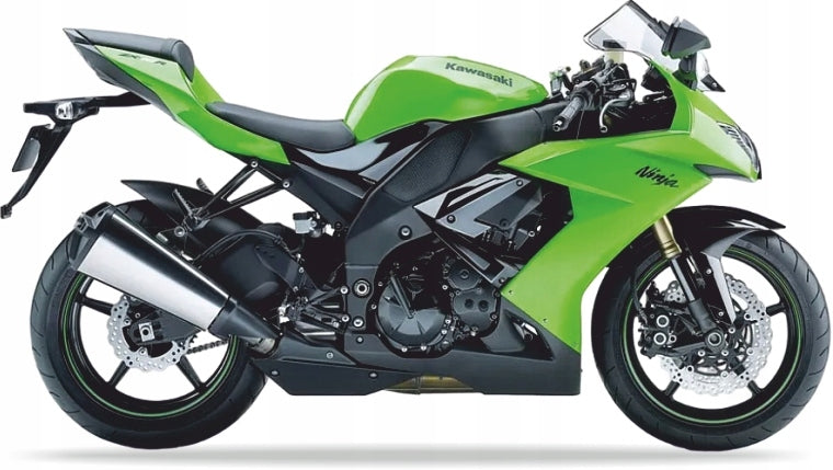 NAKLEJKI JUULA NA MOTOCYKL DO KAWASAKI ZX 10R 2008 ZIELONY 777