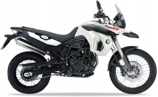 NAKLEJKI NA MOTOCYKL JUULA DO BMW F 800 GS 2009-2010 BIAŁY 3 U751