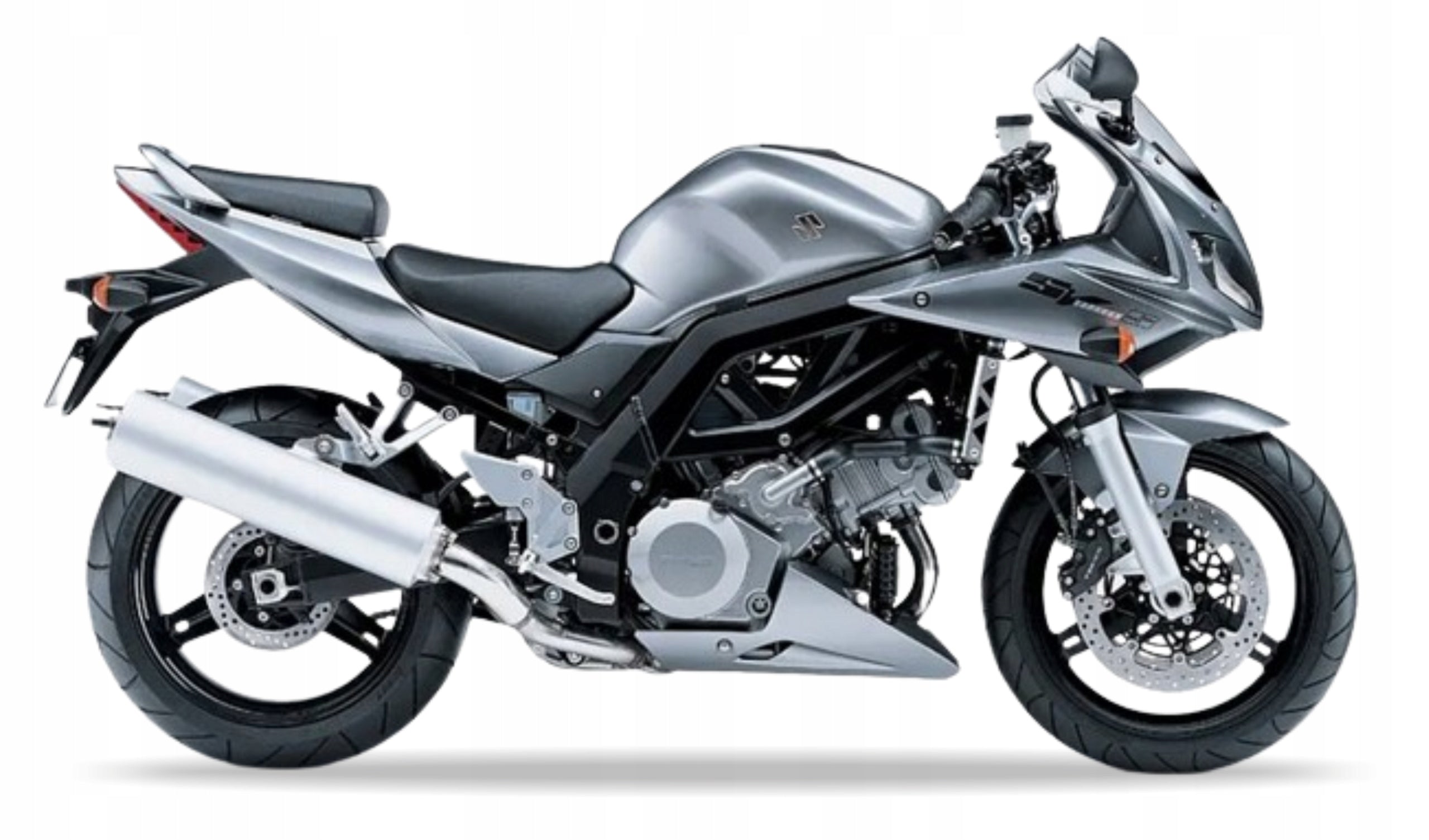 NAKLEJKI JUULA SUZUKI SV 1000 S 2004-2007 SREBRNY YD8