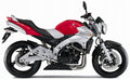 NAKLEJKI NA MOTOCYKL JUULA DO SUZUKI GSR 600 2006-2010 CZERWONY YHH