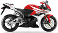 NAKLEJKI JUULA NA MOTOCYKL DO HONDA CBR 600 RR 2012 CZERWONY R334