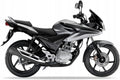 Naklejki na motocykl Honda Cbf 125 2009-2012 Srebrny Nhb06 - Juula