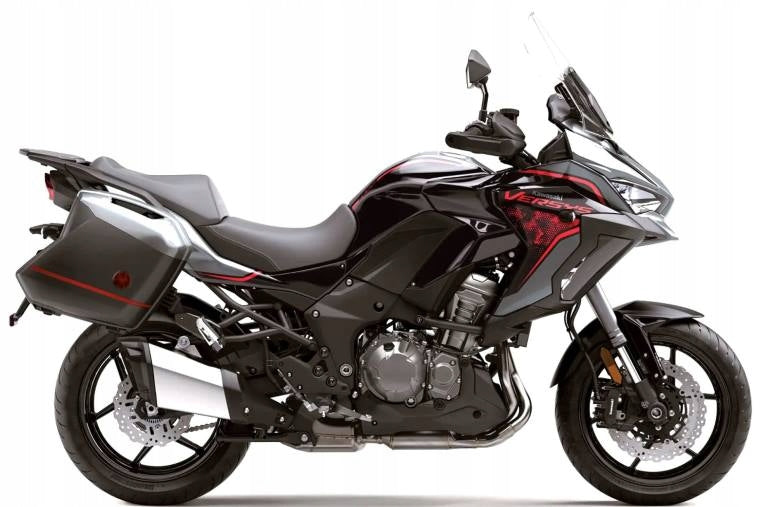 NAKLEJKI JUULA DO KAWASAKI VERSYS 1000 S 2022 CZARNO-CZERWONY