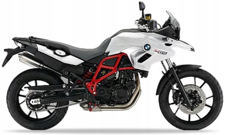 NAKLEJKI JUULA NA MOTOCYKL DO BMW F 700 GS 2016-2017 BIAŁY UNI YNB5